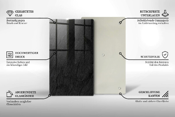 Protection pour plaque de cuisson Texture de pierre