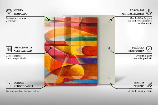 Protection pour plaque de cuisson Texture de pierre