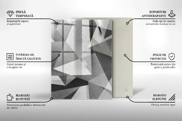 Protection pour plaque de cuisson Encres d'abstraction