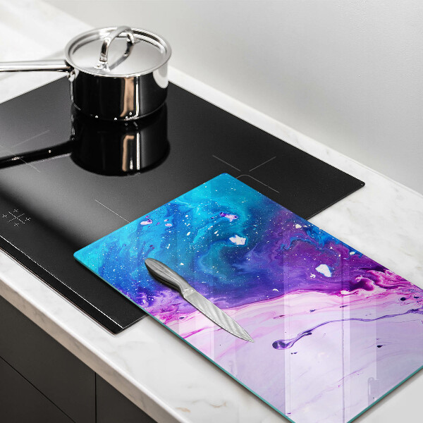 Protection pour plaque de cuisson Encres d'abstraction