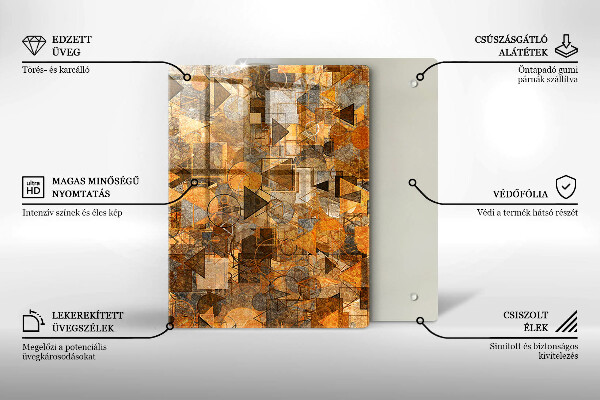 Protection pour plaque de cuisson Gouttes d'eau