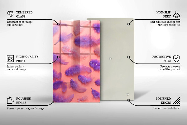 Protection pour plaque de cuisson Plumes moelleuses
