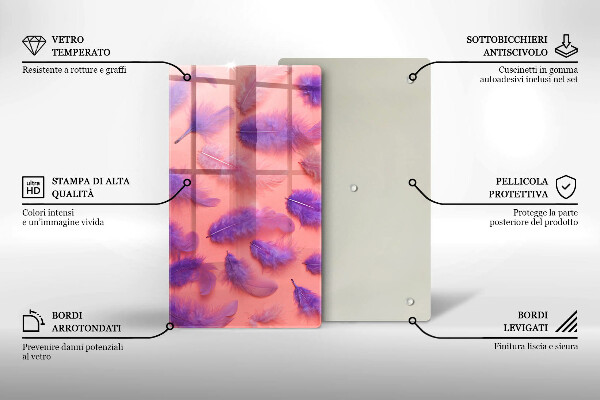 Protection pour plaque de cuisson Plumes moelleuses