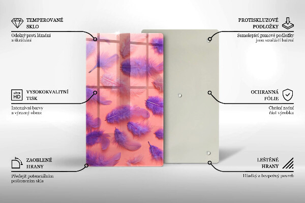 Protection pour plaque de cuisson Plumes moelleuses