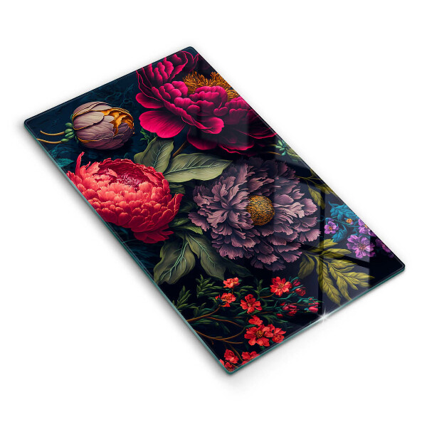 Protection pour plaque de cuisson Belles fleurs