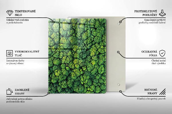 Protection pour plaque de cuisson Belles fleurs