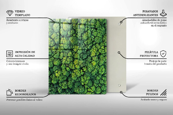 Protection pour plaque de cuisson Belles fleurs