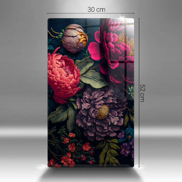 Protection pour plaque de cuisson Belles fleurs