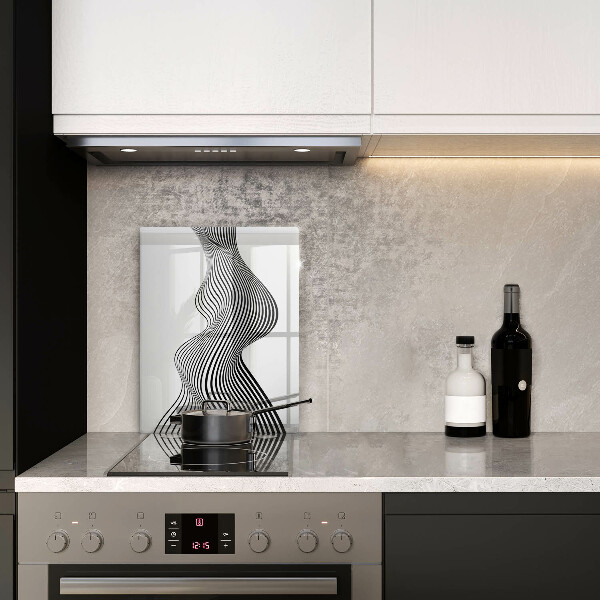 Protection pour plaque de cuisson Abstraction linéaire
