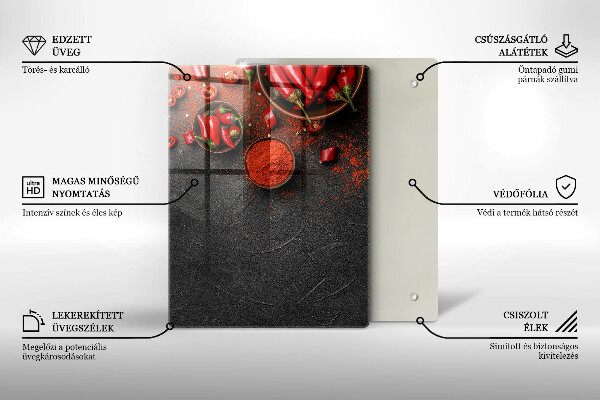 Protection pour plaque de cuisson Texture de marbre avec de l'or