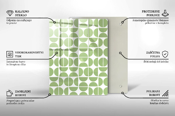 Planche à découper verre Formes abstraites
