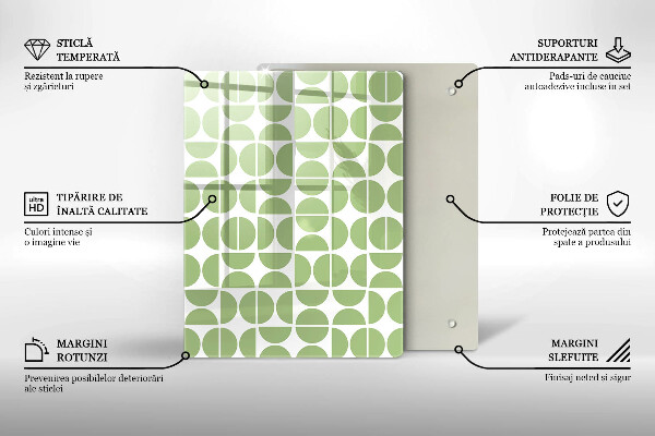 Planche à découper verre Formes abstraites