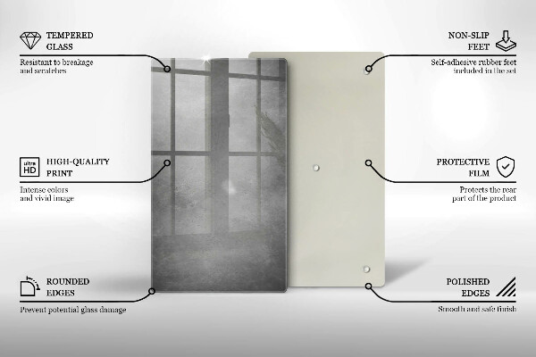 Planche à découper verre Fond de texture de béton