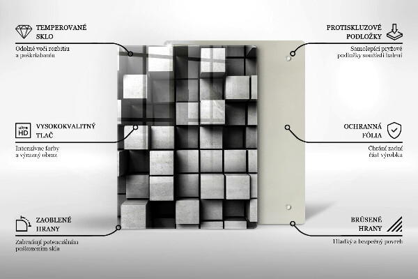 Planche à découper verre Fond de texture de béton