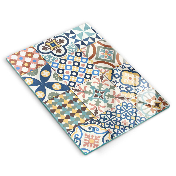 Planche à découper verre Carreaux décoratifs