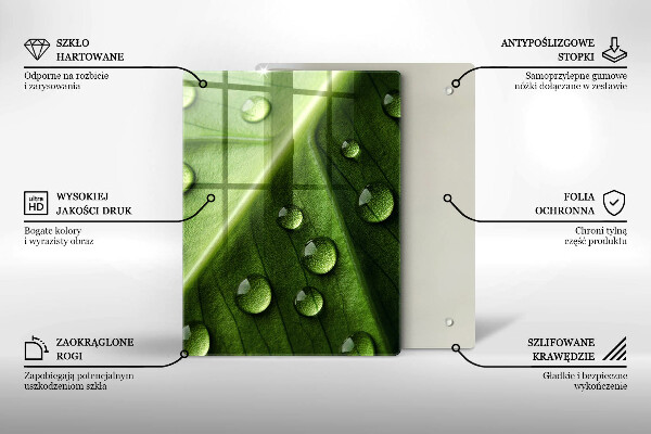 Planche à découper verre Carreaux décoratifs