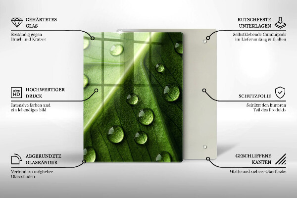 Planche à découper verre Carreaux décoratifs