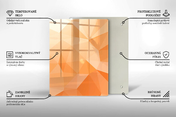 Protection pour plaque de cuisson Abstraction bleu marine