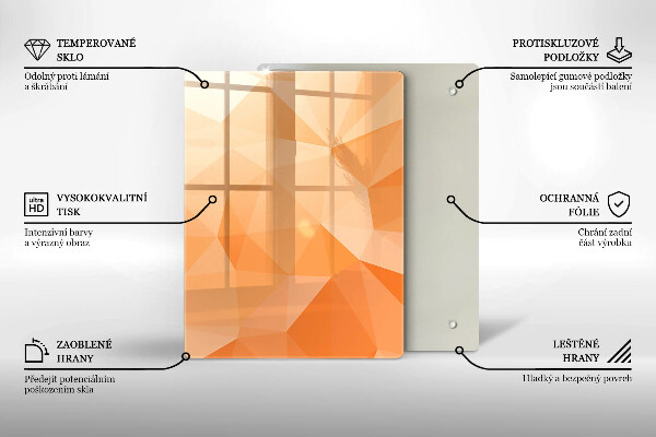 Protection pour plaque de cuisson Abstraction bleu marine