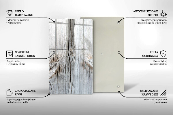 Protection pour plaque de cuisson Structure en bois clair