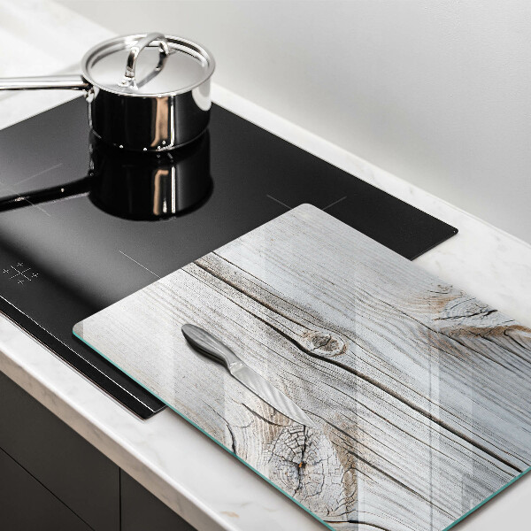 Protection pour plaque de cuisson Structure en bois clair