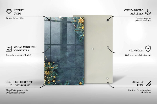 Protection pour plaque de cuisson décorations de Noël