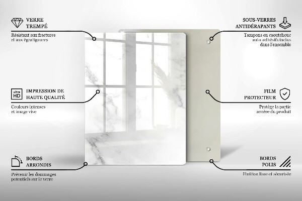 Protection pour plaque de cuisson Grains de café