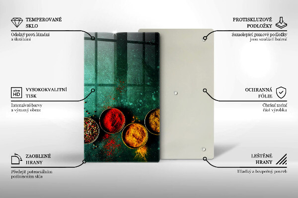 Protection pour plaque de cuisson Épices orientales