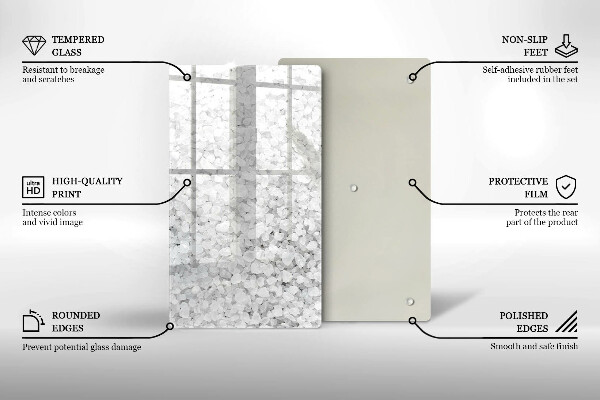 Protection pour plaque de cuisson Cristaux de sel