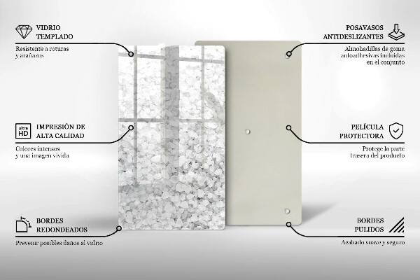 Protection pour plaque de cuisson Cristaux de sel