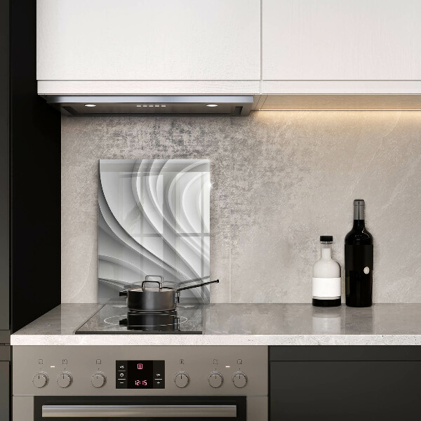 Protection pour plaque de cuisson Lignes géométriques