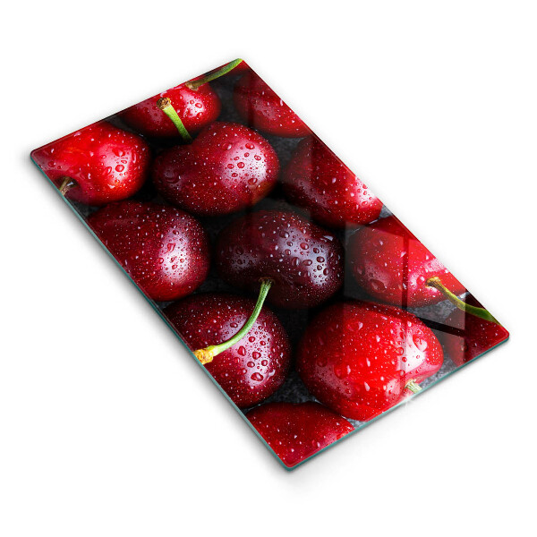 Protection pour plaque de cuisson Gros plan de cerises