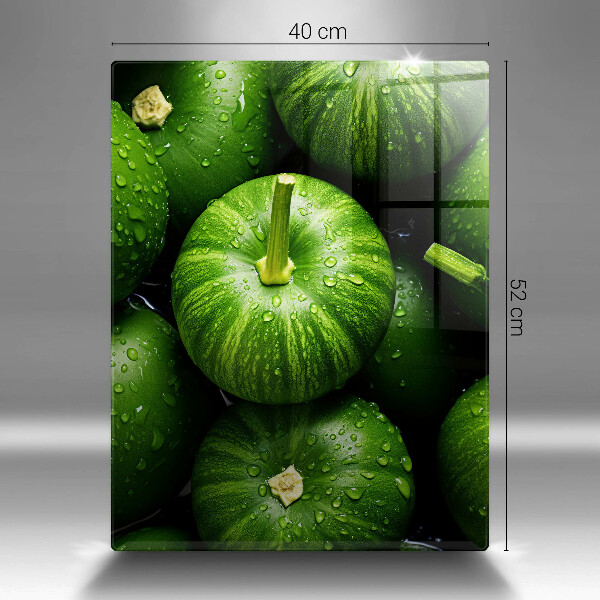 Protection pour plaque de cuisson Citrouilles vertes