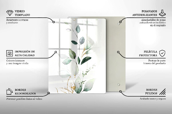 Protection pour plaque de cuisson Citrouilles vertes