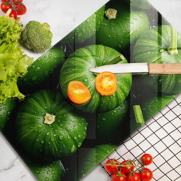 Protection pour plaque de cuisson Citrouilles vertes