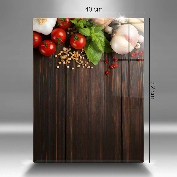 Protection pour plaque de cuisson Des légumes sur la table