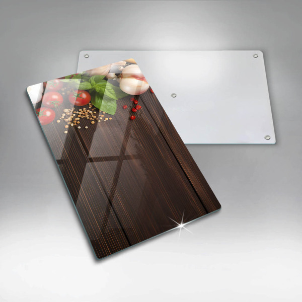 Protection pour plaque de cuisson Des légumes sur la table