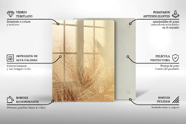 Protection pour plaque de cuisson Noix sur fond blanc