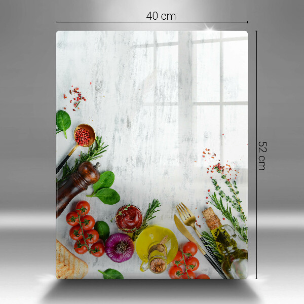 Protection pour plaque de cuisson Légumes et épices