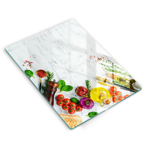 Protection pour plaque de cuisson Légumes et épices