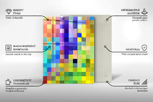Protection pour plaque de cuisson Illustration de feuilles de Monstera