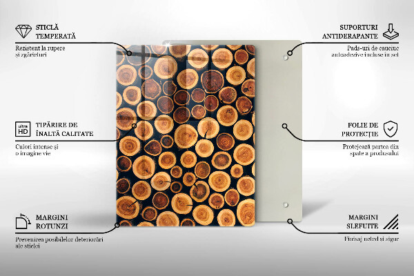 Protection pour plaque de cuisson Modèle de feuilles de bohème