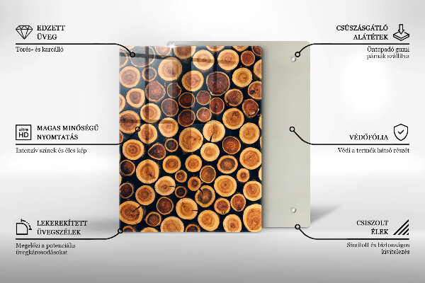 Protection pour plaque de cuisson Modèle de feuilles de bohème
