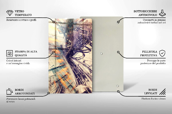 Protection pour plaque de cuisson Composition moderne