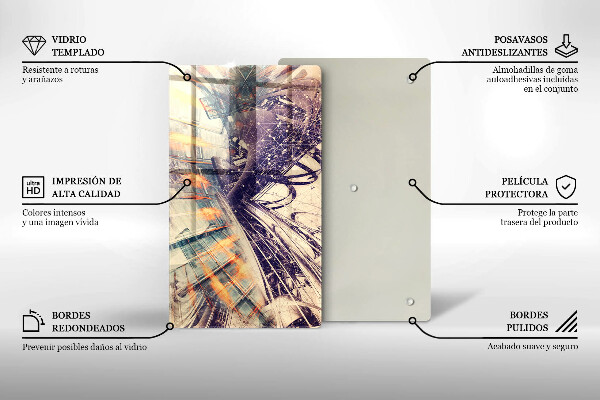 Protection pour plaque de cuisson Composition moderne