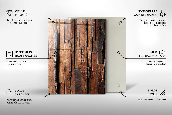 Protection pour plaque de cuisson Triangles géométriques