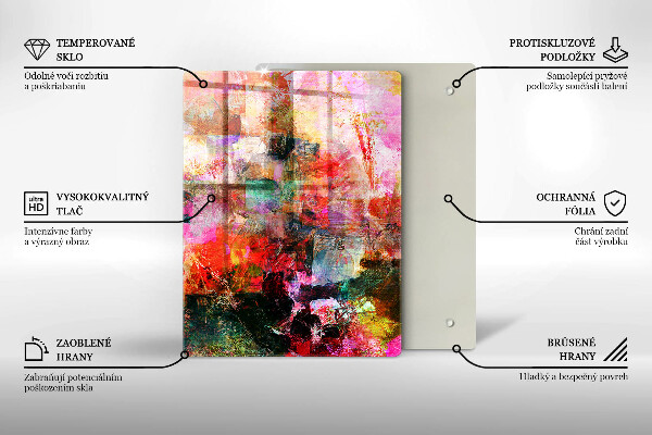 Planche à découper verre Modèle sans couture de bouchons de vin