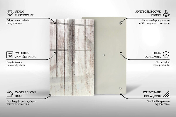 Planche à découper verre Vieilles planches de bois