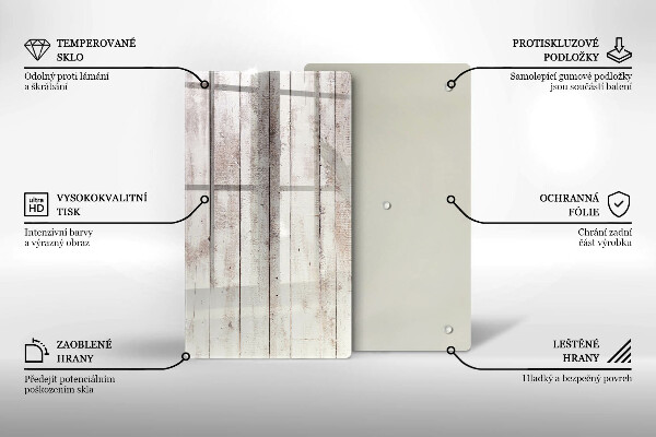Planche à découper verre Vieilles planches de bois