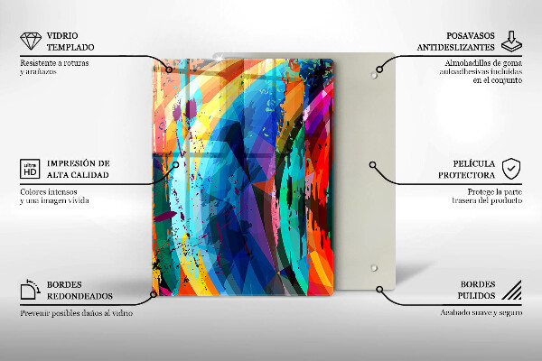 Protection pour plaque de cuisson Feuilles de la jungle sauvage